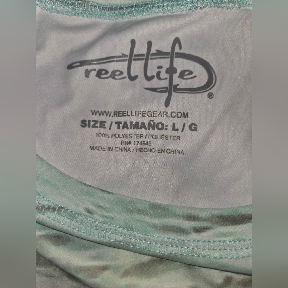 Reel Life Multi Color Swimsuit Coverup Size L - Picture 3 of 3